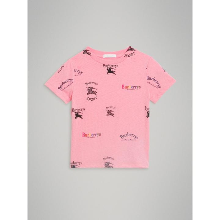 Burberry Burberry Archive Logo Print Jersey T-shirt, Size: 8y