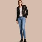 Burberry Burberry Skinny Low-rise Vintage Wash Jeans, Size: 28, Blue