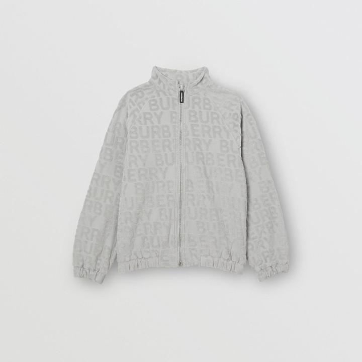 Burberry Burberry Childrens Logo Towelling Jacket, Size: 14y, Grey