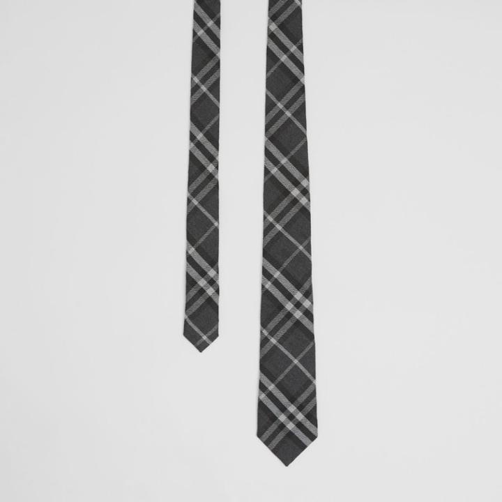 Burberry Burberry Classic Cut Check Cashmere Silk Tie