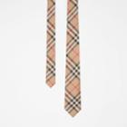 Burberry Burberry Modern Cut Vintage Check Silk Tie, Beige