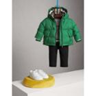 Burberry Burberry Down-filled Hooded Puffer Jacket, Size: 12m, Green