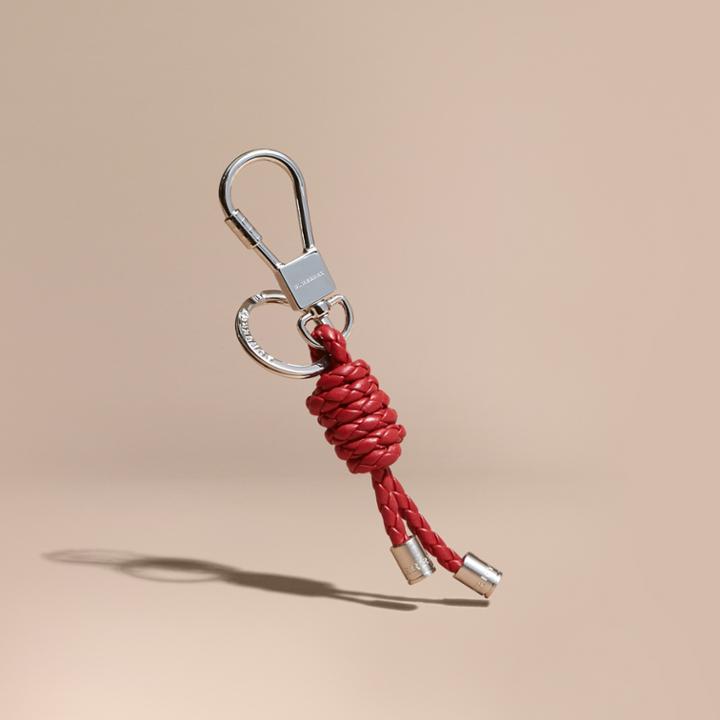 Burberry Burberry Braided Knot Key Ring, Brown