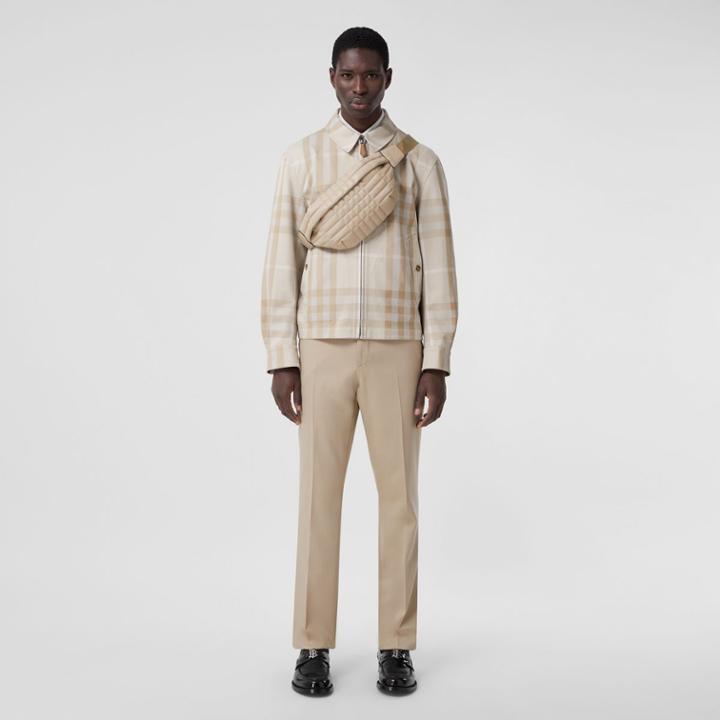 Burberry Burberry Reversible Check Cotton Harrington Jacket, Size: 50