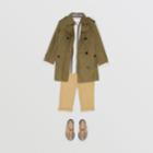 Burberry Burberry Childrens Cotton Gabardine Trench Coat, Size: 12y, Green