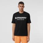 Burberry Burberry Logo Print Cotton T-shirt, Size: Xs, Black