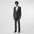 Burberry Burberry Slim Fit Pinstriped Wool Cashmere Suit, Size: 52r, Grey