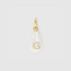 Burberry Burberry 'g' Crystal And Resin Pearl Letter Charm - Online Exclusive
