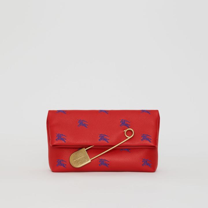 Burberry Burberry The Medium Equestrian Knight Pin Clutch - Exclusive, Red