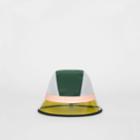 Burberry Burberry Kingdom Print Colour Block Bucket Hat, Green