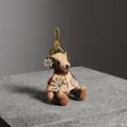 Burberry Burberry Thomas Bear Charm In Cape With Crystals