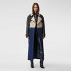 Burberry Burberry Panelled Denim Trench Coat, Size: 02