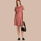 Burberry Burberry Italian Lace A-line Dress, Size: 02, Pink