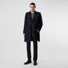 Burberry Burberry Suede Trench Coat, Size: 34, Blue