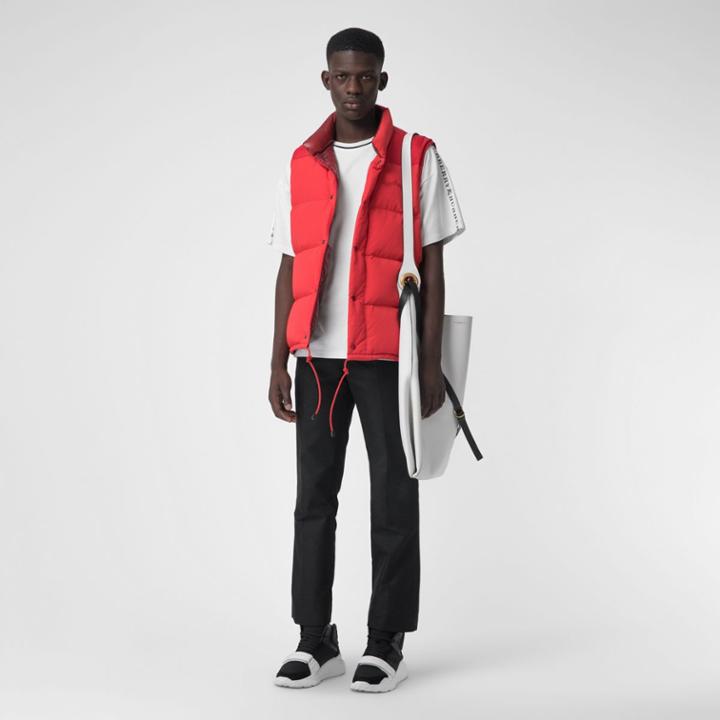 Burberry Burberry Tape Detail Cotton T-shirt, White