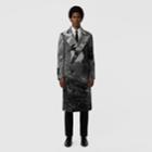 Burberry Burberry Dreamscape Wool Jacquard Double-breasted Coat, Size: 44, White