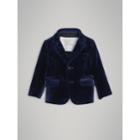 Burberry Burberry Velvet Tuxedo Jacket, Size: 3y, Blue