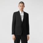 Burberry Burberry Slim Fit Technical Wool Twill Tailored Jacket, Size: 44r