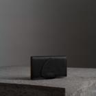 Burberry Burberry Equestrian Shield Two-tone Leather Continental Wallet, Black