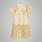 Burberry Burberry Floral Appliqu Tulle Dress, Size: 8y, Yellow