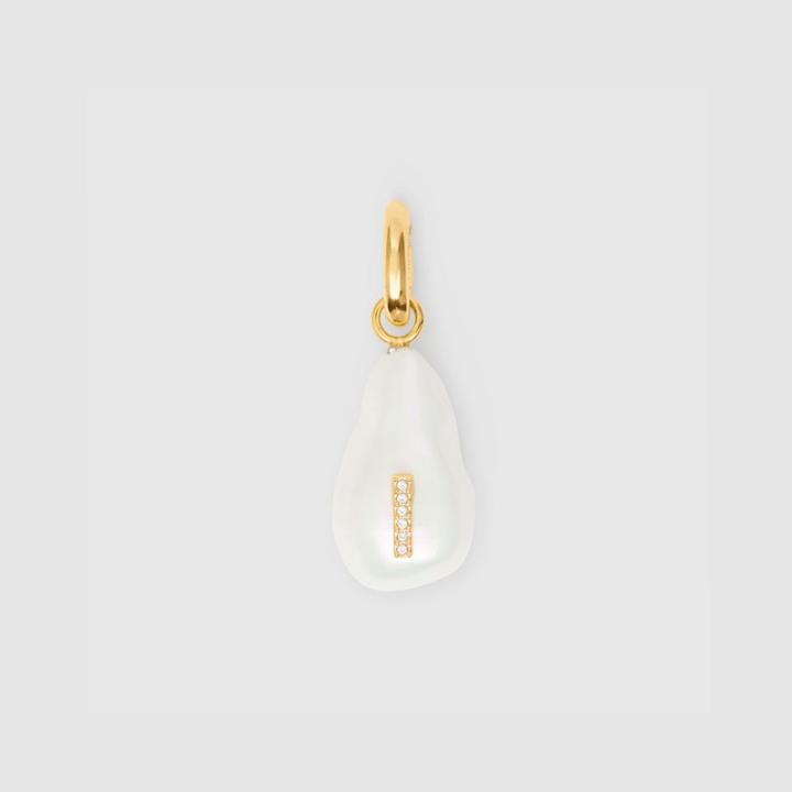 Burberry Burberry 'i' Crystal And Resin Pearl Letter Charm - Online Exclusive