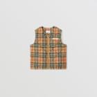 Burberry Burberry Childrens Logo Appliqu Check Diamond Quilted Gilet, Size: 10y