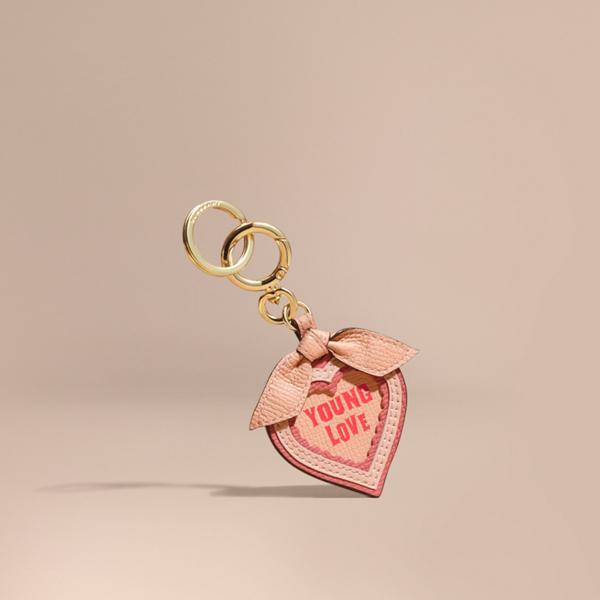 Burberry Young Love Leather Key Charm