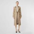 Burberry Burberry The Waterloo Trench Coat, Size: 10, Yellow