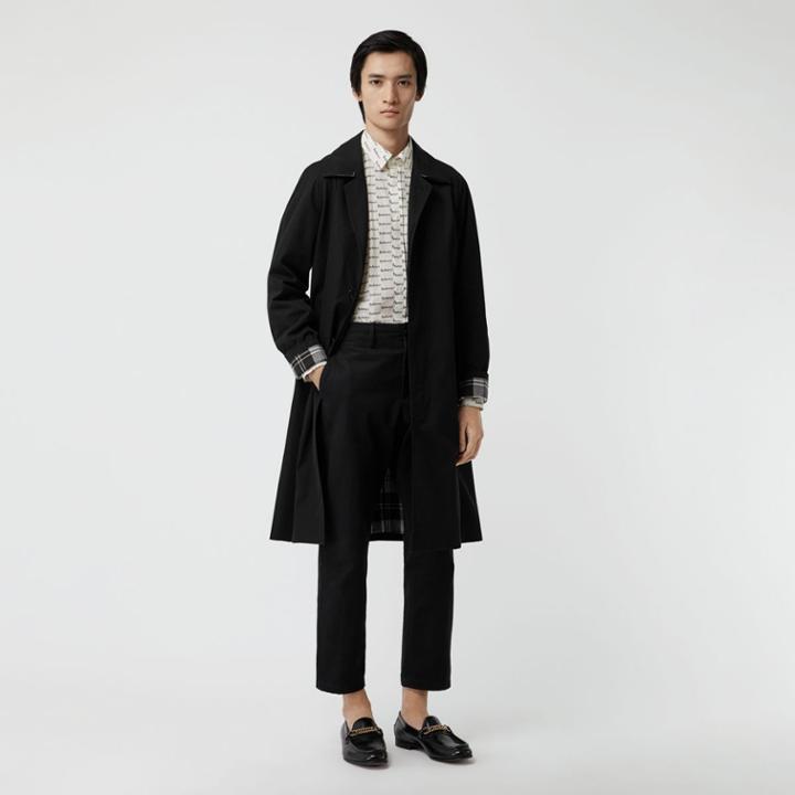 Burberry Burberry Logo Print Cotton Shirt, White