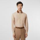 Burberry Burberry Classic Fit Detachable Collar Cotton Poplin Shirt, Size: 15.5, Brown