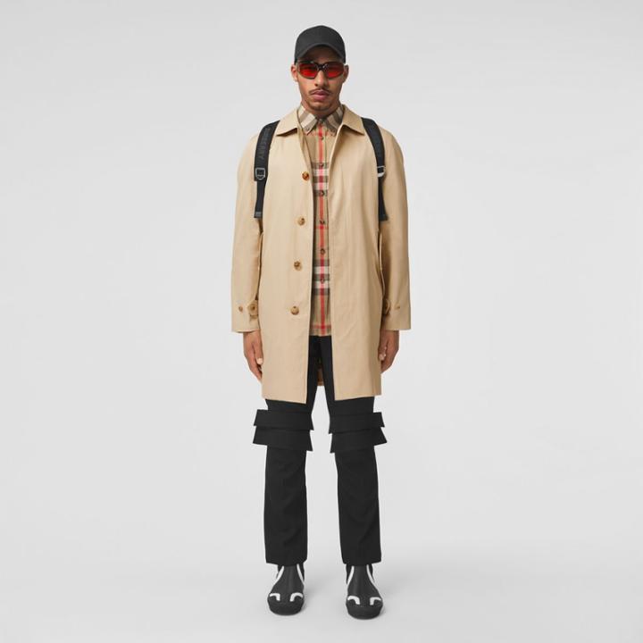 Burberry Burberry Cotton Gabardine Car Coat, Size: 34