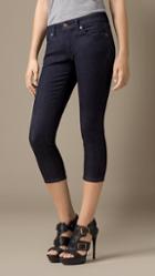 Burberry Skinny Fit Low-rise Cropped Jeans