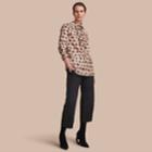 Burberry Burberry Pallas Heads Print Cotton Shirt, Size: 06, White