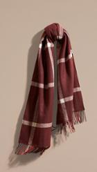 Burberry The Reversible Cashmere Scarf In Tartan Check
