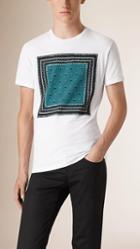 Burberry Brit Bandana Print Cotton T-shirt