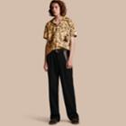 Burberry Burberry Short-sleeved Castle Print Pyjama-style Shirt, Yellow