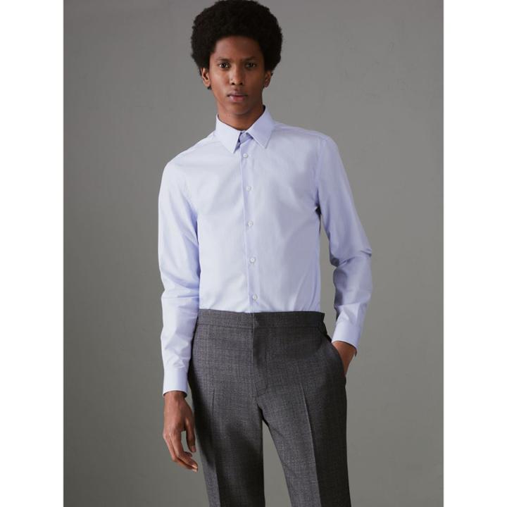 Burberry Burberry Slim Fit Cotton Poplin Shirt, Size: 14