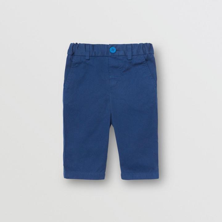 Burberry Burberry Childrens Cotton Chinos, Size: 18m, Blue