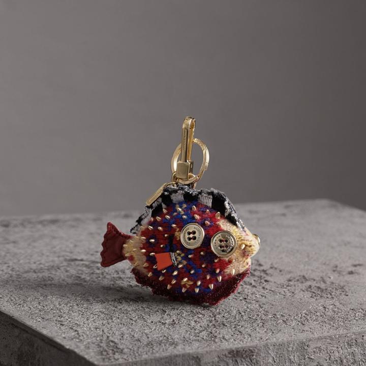 Burberry Burberry Nigel The Sole Cashmere Charm, Red