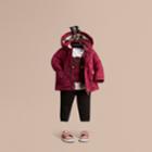 Burberry Burberry Quilted Jacket With Detachable Hood, Size: 18m, Pink