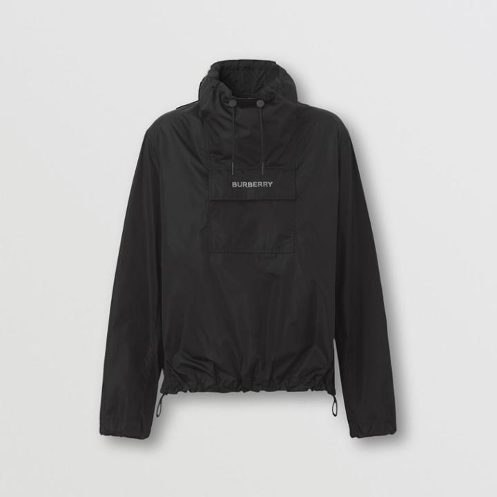 Burberry Burberry Logo Detail Lightweight Nylon Oversized Jacket, Size: 0