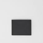 Burberry Burberry London Check And Leather Bifold Wallet, Black