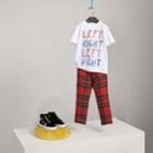 Burberry Burberry Left Right Print Cotton T-shirt, Size: 8y