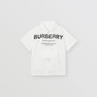 Burberry Burberry Childrens Short-sleeve Horseferry Print Cotton Shirt, Size: 10y, White