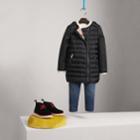 Burberry Burberry Quilted Down-filled Coat, Size: 10y, Black