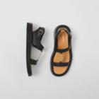 Burberry Burberry Monogram Motif Leather Sandals, Size: 38