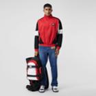 Burberry Burberry Logo Appliqu Jersey And Neoprene Track Top, Red