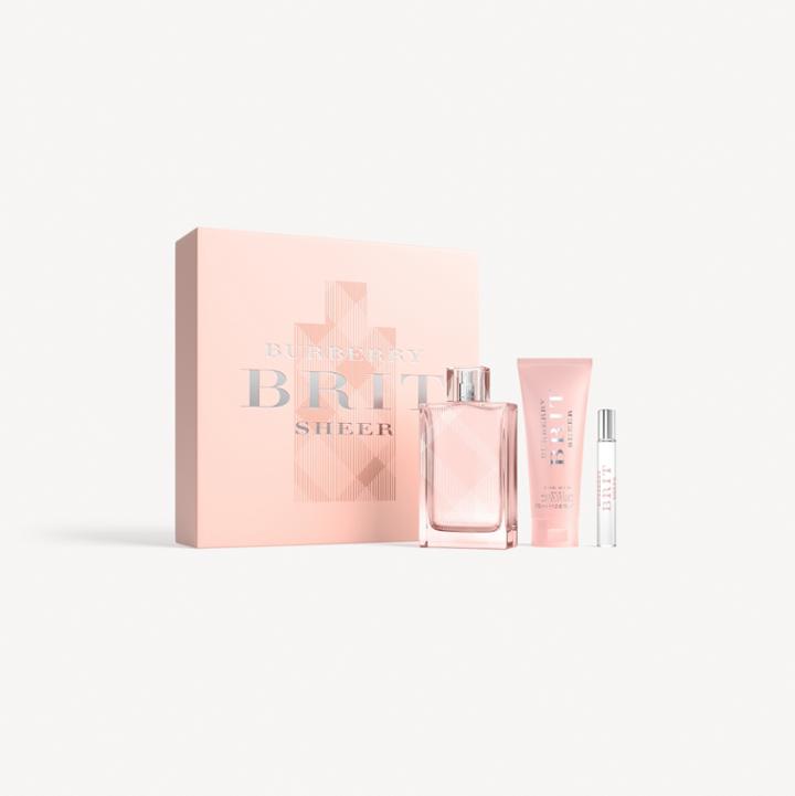 Burberry Burberry Brit Sheer Eau De Toilette Set, Pink