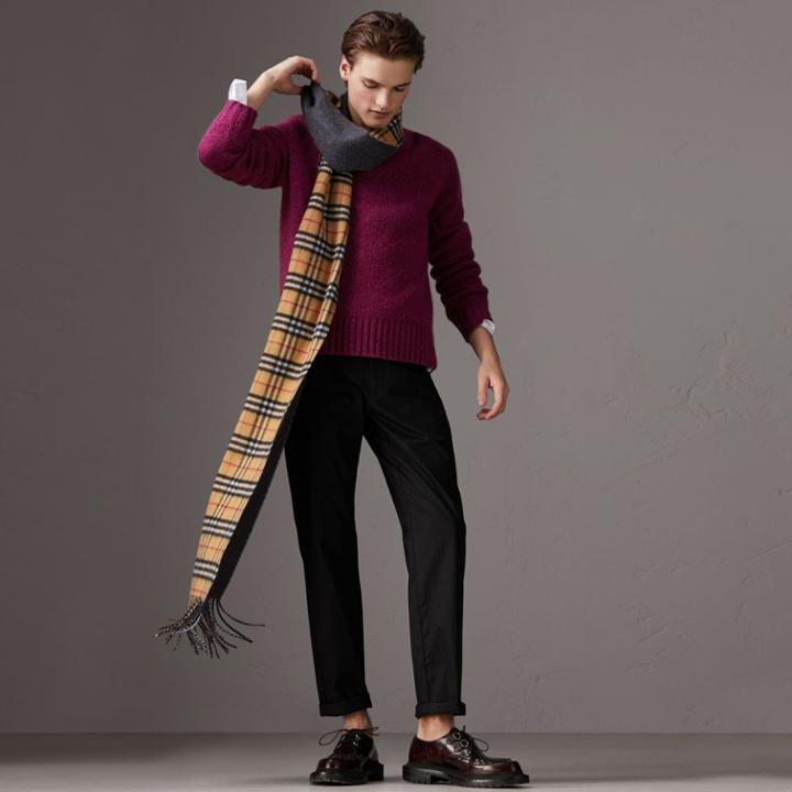 Burberry Burberry Cotton Twill Chinos, Size: 34