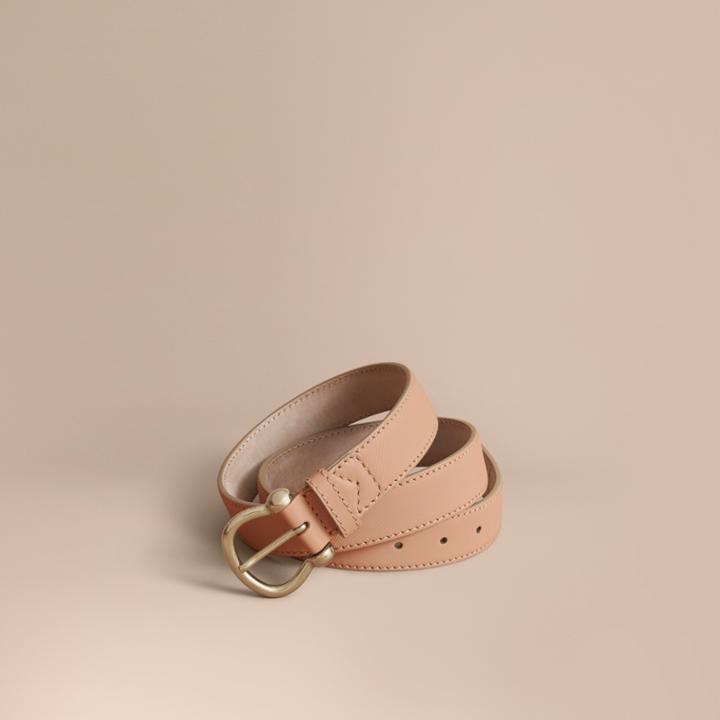 Burberry Burberry Trench Leather Belt, Size: 90, Yellow